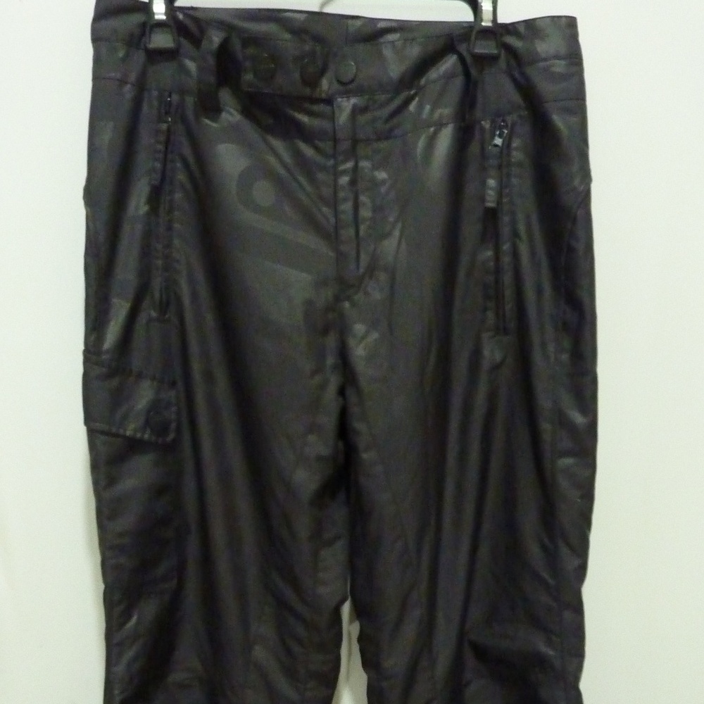 Five Fifty Five Triple Nickel Snowboard Pants Womens Size L Black  Print